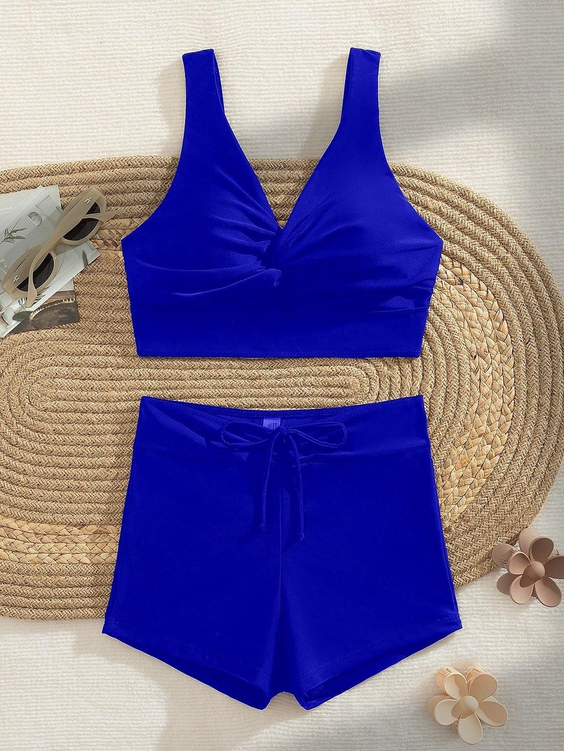 

Жіночий повсякденний купальник-двійка XL