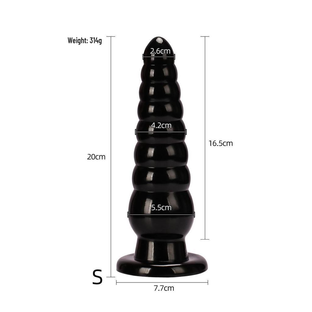 Giant Eight-Section Anal Plug Erotic Toy for SM Stimulation
