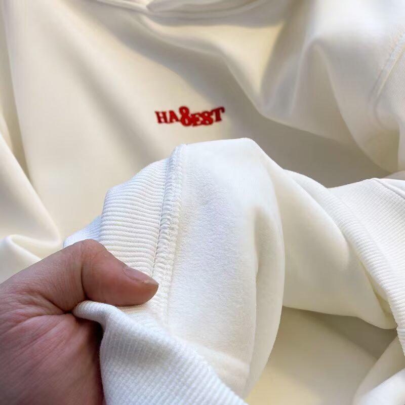 Men's American Retro Trendy Loose Hooded Jacket – Versatile Heavyweight Simple Hoodie