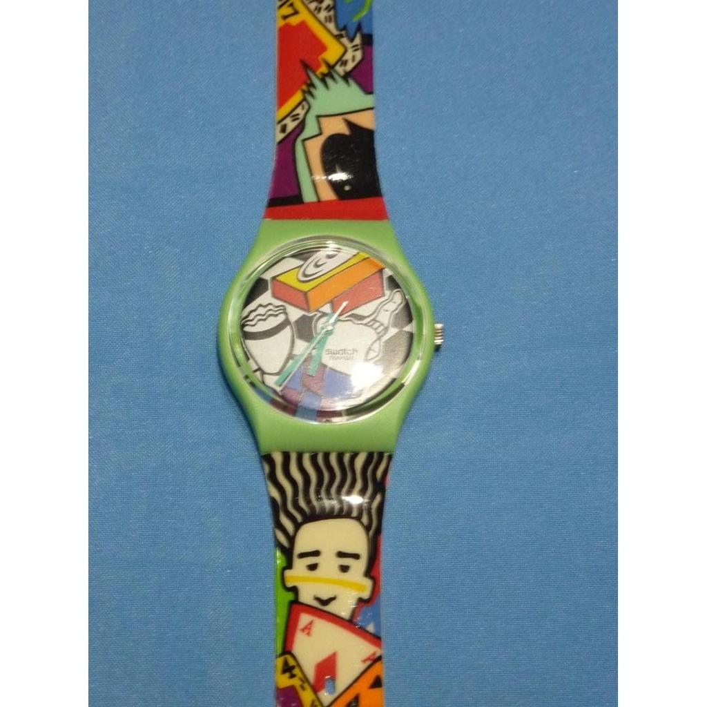 Used Swatch SWATCH Rapp-er GG134 wrapper with quartz case