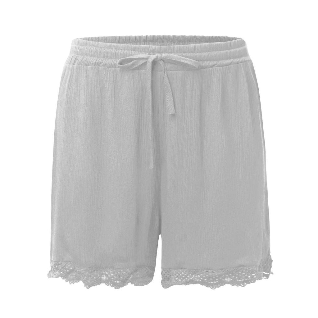 2025 Women's Summer Lace Solid Color Shorts