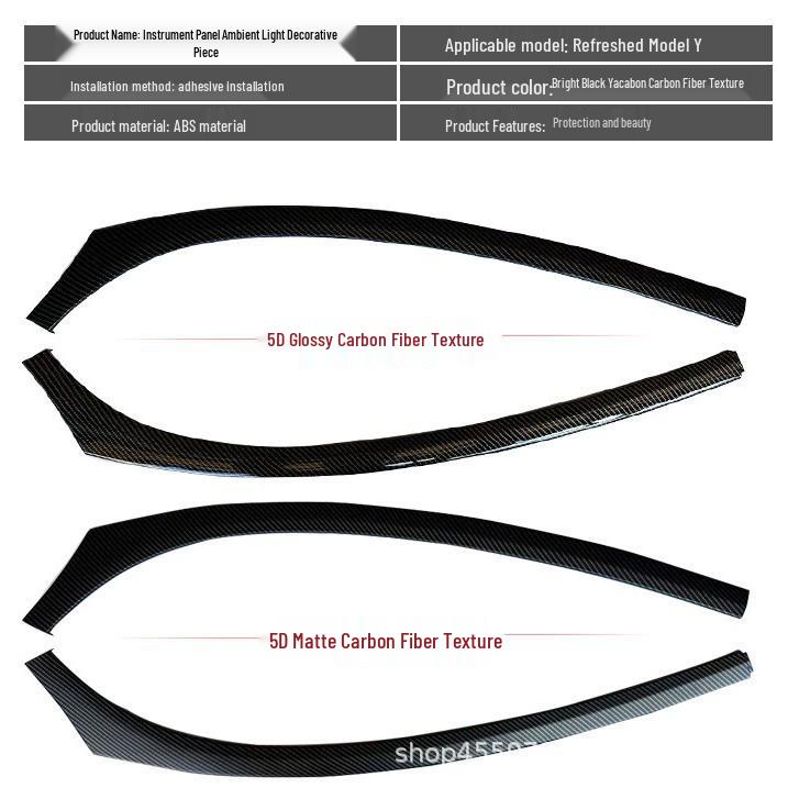 Tesla Model Y/L Center Console Side Panel Trim: Interior Modification Accessory