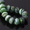 10pcs 12x8mm Rondelle Faceted Opaque Lampwork Glass Loose Spacer Beads For Jewelry Making DIY Crafts Findings