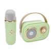 Wireless Bluetooth Speaker with Microphone Portable Rechargeable Mini Mics Speaker Set for Home