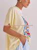 European-American Lobster Print Cotton Casual T-shirt: Comfortably Loose Short Sleeve Summer Top
