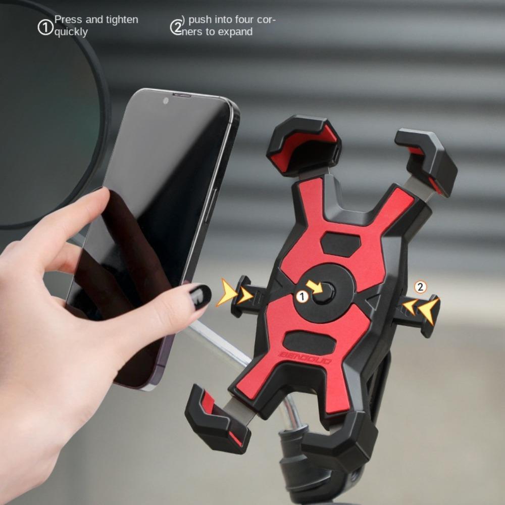 Non-slip Bicycle Cell Phone Bracket Shockproof 360 Rotatable Bike Phone Holder  Bicycle Accessories