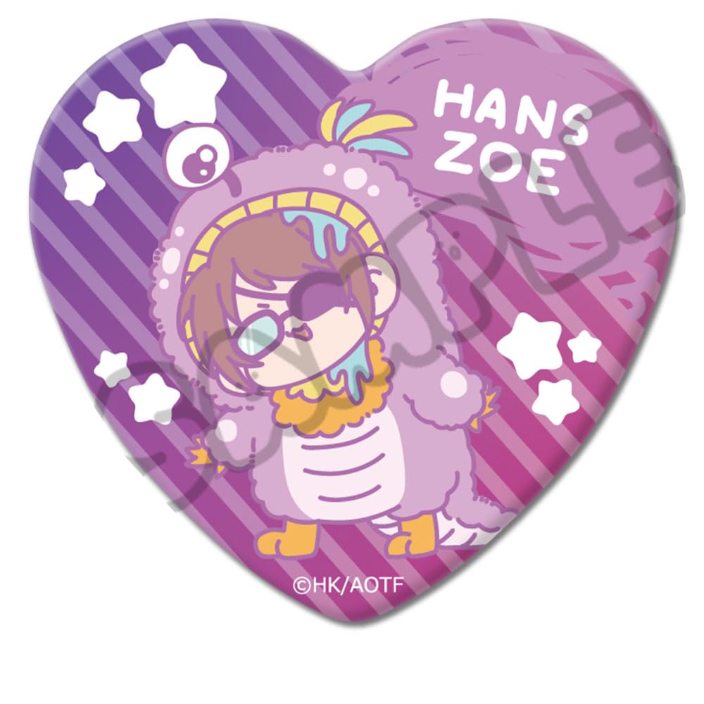 

TV Anime on Titan The Final 11th Can Badge M OF Attack Season [Hanji] Heart-shaped