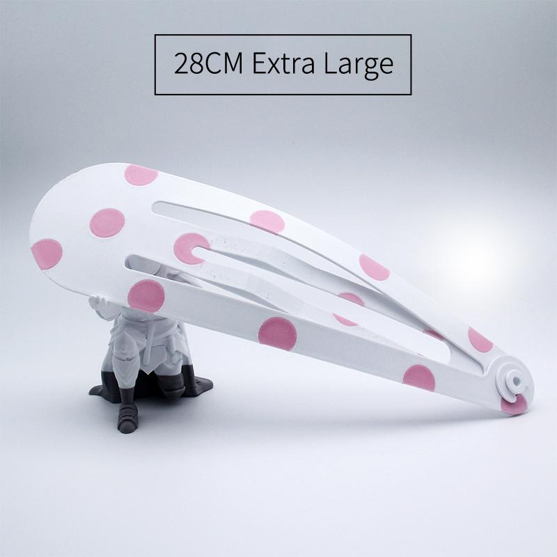 Cute Strawberry Curtain Clips Extra Large Hair Claw Kawaii Polka Dot Design Hairpin for Thick Long Hair Daily Styling