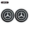 Q1983-1/2Pcs Car Auto Water Cup Slot Non-Slip Mat Water Cup Bottle Holder Mat For Mercedes Benz A B R G Class GLK GLA W204 W251 W463