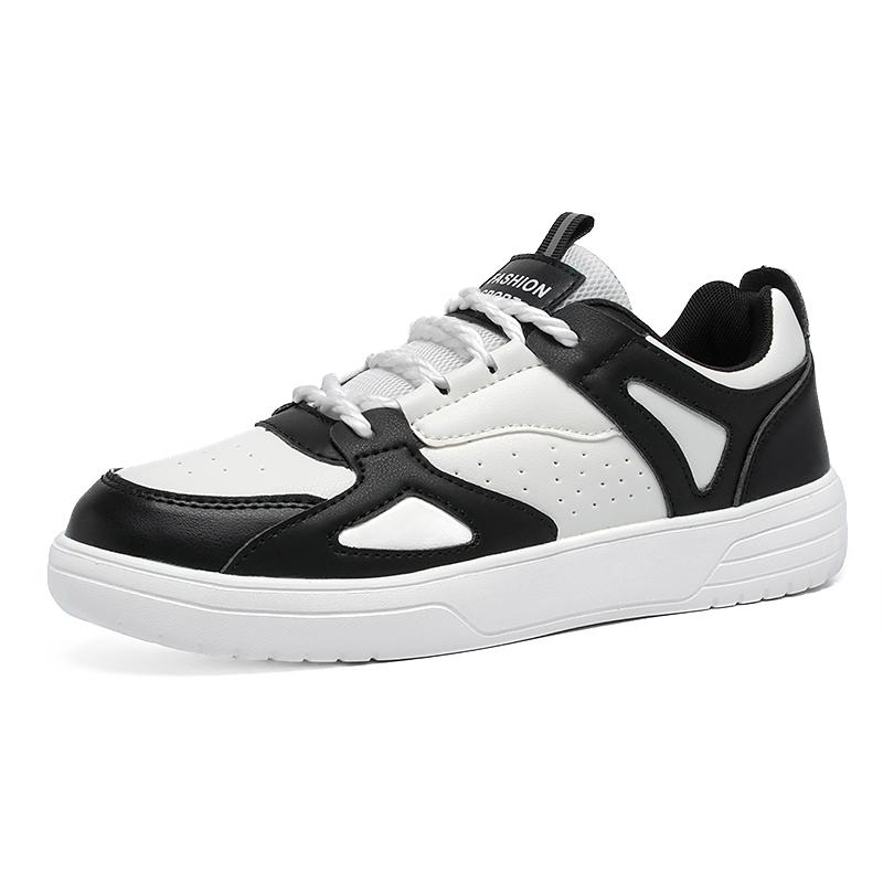 

Модные мужские кроссовки, мужская спортивная обувь, повседневная нескользящая белая обувь, мужские кроссовки для ходьбы, легкие, популярный стиль, молодежная мода 45 чёрный