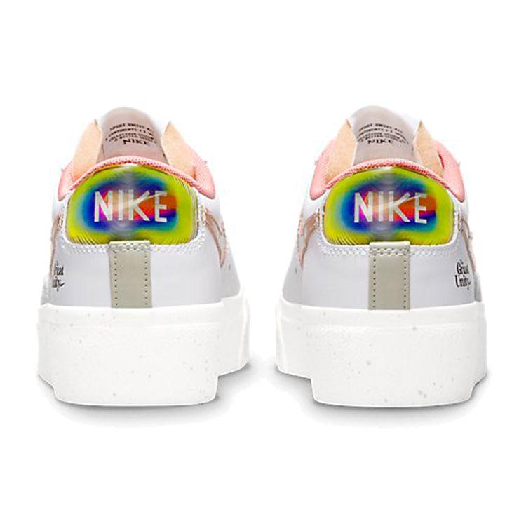 Nike Blazer Low Platform The Great Unity Women Sneakers White Regal-Pink Sail DM5451-611
