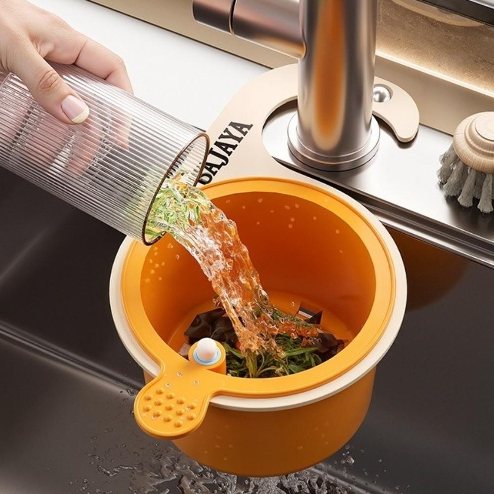 Versatile Design Hanging Filter Basket Separate Grid Racks Kitchen Sink Strainer  Dishwasher Safe