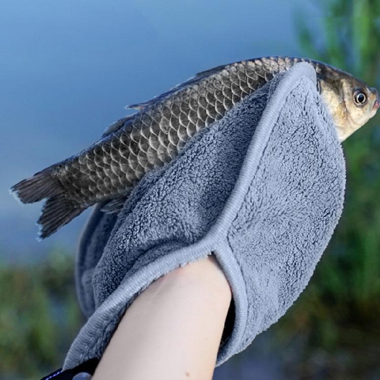 Fishing Towels Fishing Cleaning Towel with Clip Outdoor Fishing Accessory Soft Quick Drying Baits Towel Microfiber Towel