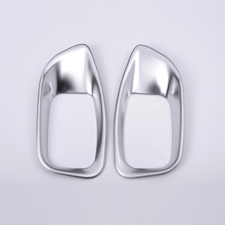 2Pcs/Set Carbon Fiber Style Car Seat Decoration Frame Cover Trim For Jaguar XE XF F-PACE F Pace X761 Auto Accessories