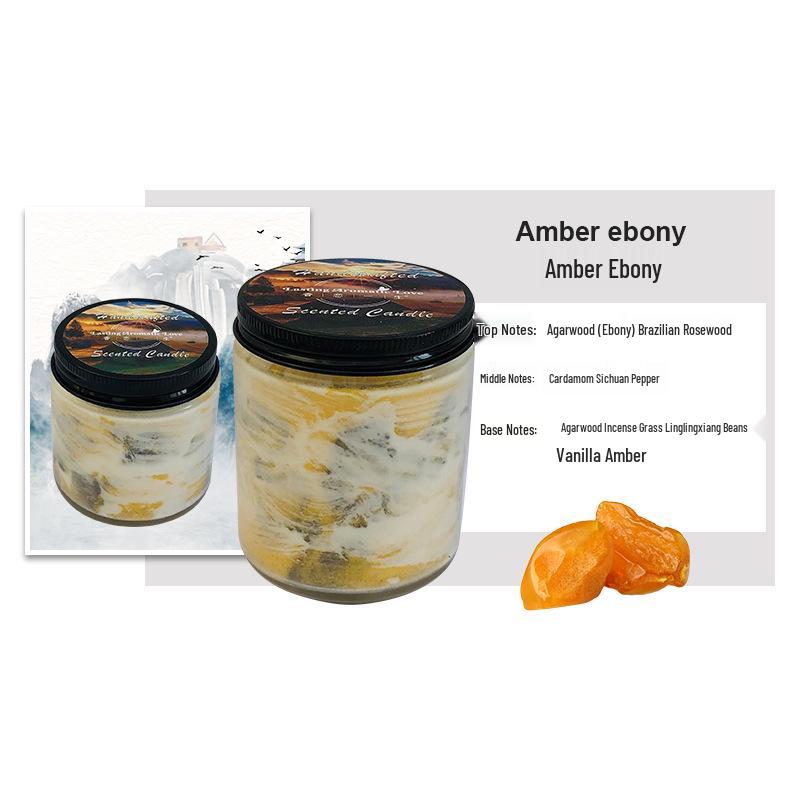 Romantic Handmade Soy Wax Scented Candle for Wedding & Birthday Party Favors