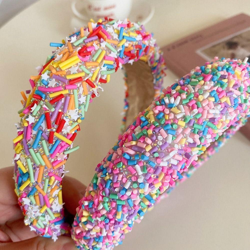 Make Up Donut Headband Face Wash Hair Hoop Fashion   Female