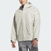 adidas FW24 M Tran Jacket 2 Water Resistant Casual Loose Fit Hooded Jacket Men Jacket Light-Sesame Earth-Grey JM9156