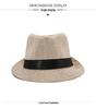פדורה כותנה פשתן לגברים: כובע מגן שמש נושם לפעילויות חוץ