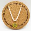 Meier Bone chain freshwater pearl pendant casualins necklace retro enamel bamboo necklace