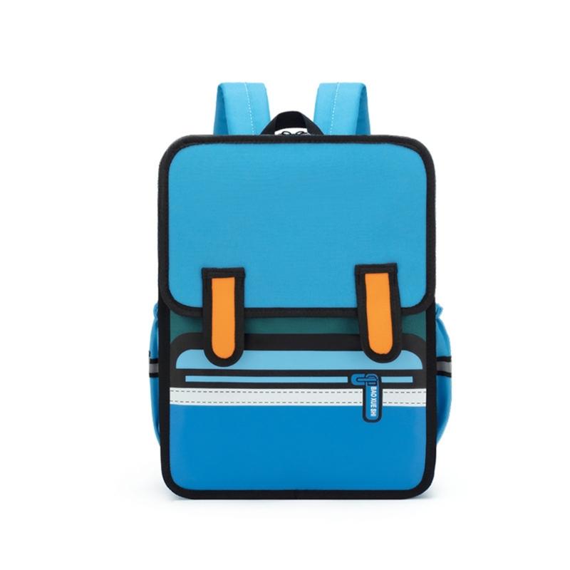 3D Cartoon Backpack For Kids School Bag Student Book Bag Casual Daypack Suitable For School Activities And Short Trips