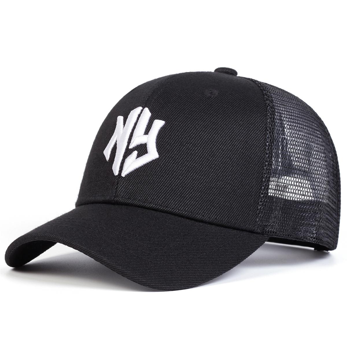 

Бейсбольные кепки с вышитыми буквами унисекс, регулируемые повседневные кепки для отдыха на весну и лето, солнцезащитные кепки черный белый