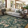 Living Room Carpet Large Size Bedroom Bedside Floor Mat Machine Washable Carpets Spring Flowers Plant Retro Home Decoration Rug