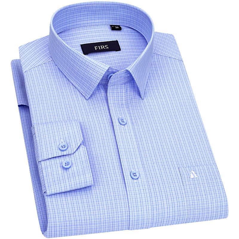 FIRS Men's Business Casual Long Sleeve Shirt