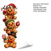 Christmas Party Atmosphere Props 3D Wall Stickers, Self?Adhesive PVC Decals, Reindeer Santa Removable Stickers Gingerbread Snowman Xmas Decor