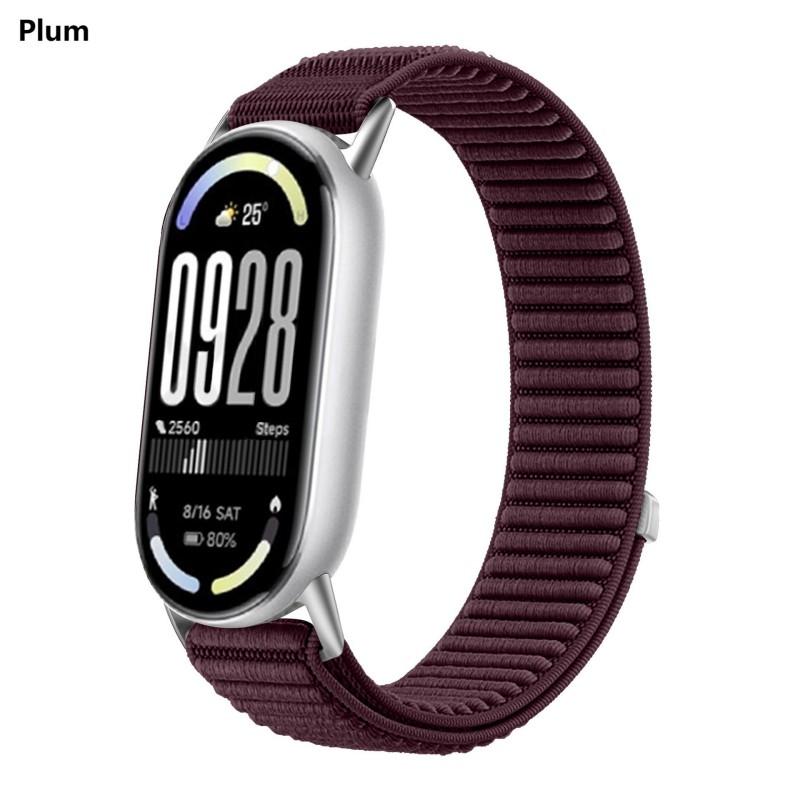 Nylon Loop Strap For Xiaomi Mi Band 10 9 8 Replacement Wristband Bracelet For Xiaomi Mi Band 9/ 10 /8 NFC Watchband Accessories