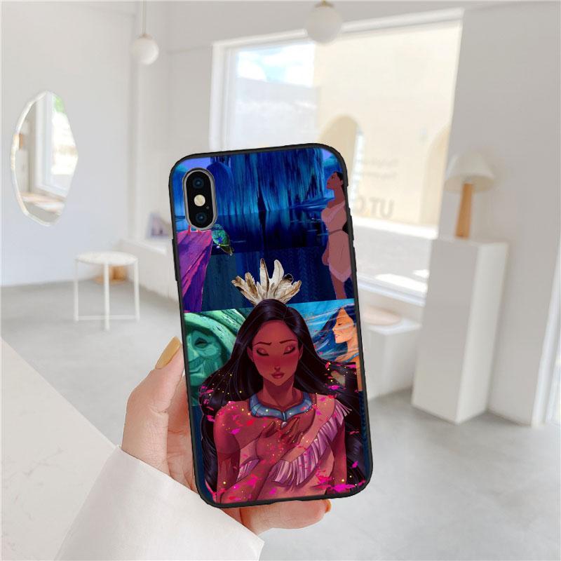 CJ41 Disney Pocahontas Soft Shell Phone Case for Redmi Note 10 11 12 Pro Max 10S 10C 10T 11A 11S 12S 12C