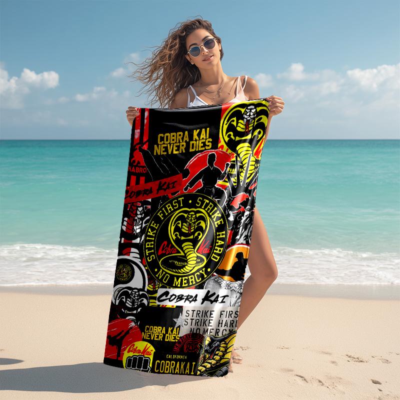 1pc Football Team (25) Beach Towel, Comfortable and Thick, and Swimming/Bath/Picnic/Camping Towel, Suitable for Seaside Beaches
