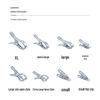 Stainless Steel Windproof Quilt and Sock Clips for Drying