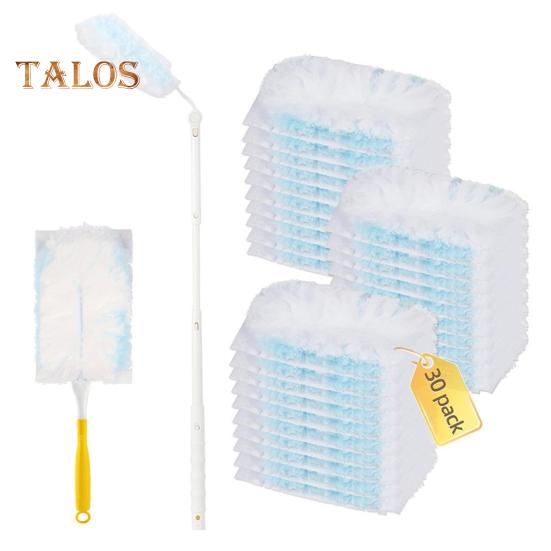 1 Set Expandable Duster Starter Kit 180/360 Duster Kit Handle Washable Mini Cleaning Duster Head Set Ceiling Fan Dust Remover