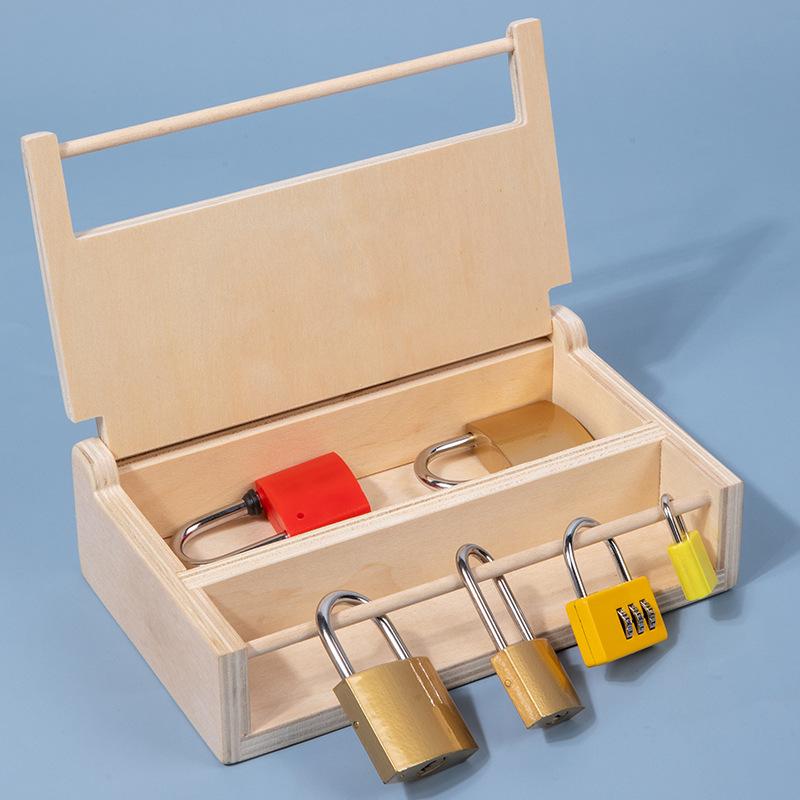 Top-Grade Children First-Class Montessori First-Class Unlocking Play Sets Premium-Quality Learning Premium-Quality Locks High-Standard With