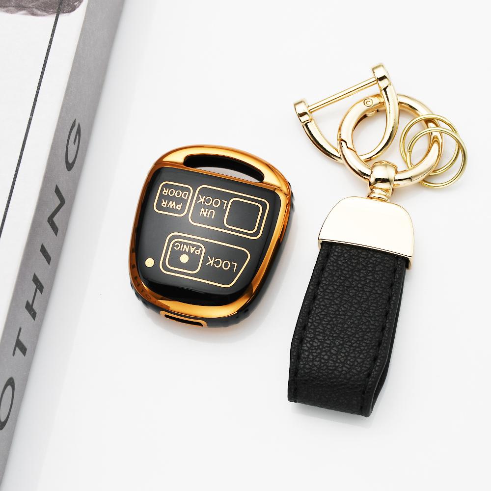 

Shell For Toyota RAV4 Prado Previa Avensis Camry Corolla Cruiser 2/3 Buttons TPU Car Remote Key Cover Case for Lexus LX LS RX SC