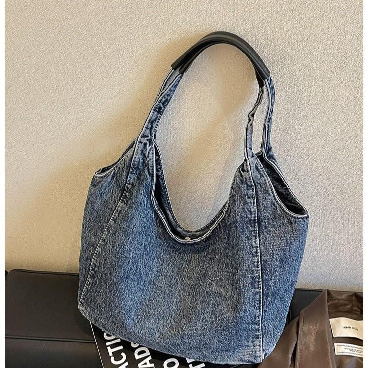 Large-capacity Tote Bag, Fashionable Hand-held Vegetable Basket Bag, Shoulder Bag with A Wide Strap, Bucket Bag