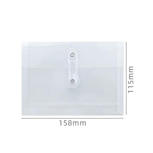 Mini A6 Size File Folder Organizer PP Waterproof Transparent Document Bag for School Office Supplies Stationery