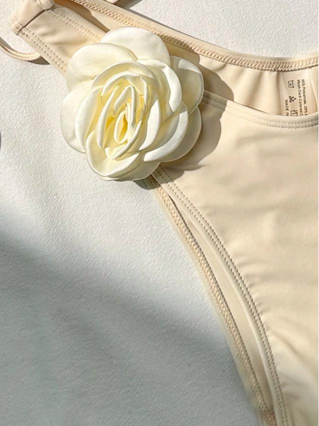 2025 European & American 3D Floral Sexy Bikini - Women's Vacation Beachwear