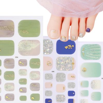 Foot Stickers, Manicure Stickers, Shell Bronzing 5D Diamond Nails, Nail Stickers, Nail Polish Film
