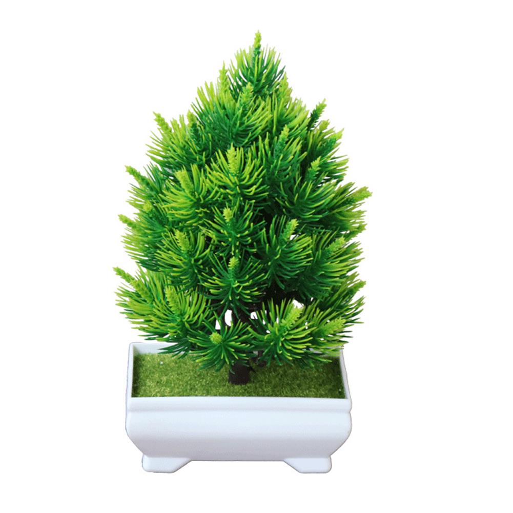 

Искусственный свадебный декор для дома, вечеринки, 1 шт., сосна в горшке, бонсай, сценический сад зелёный