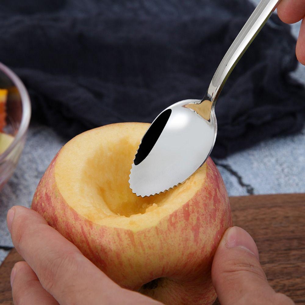 304 Stainless Steel Spoons Silver Dessert Spoon High Quality Grapefruit Spoons