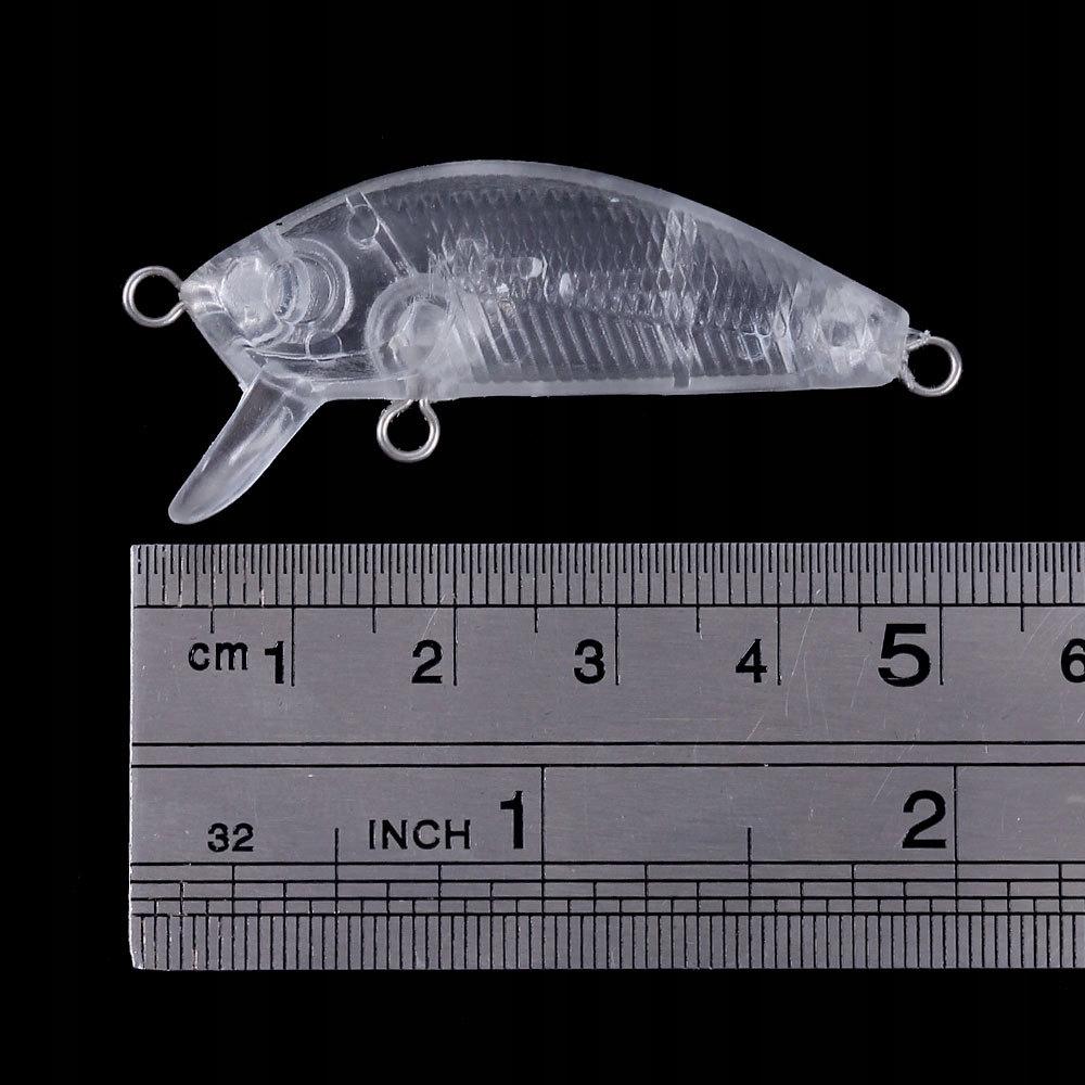 Body Wobbler Pike Zander Perch Do It Yourself For Painting 10Pcs 5Cm 3G