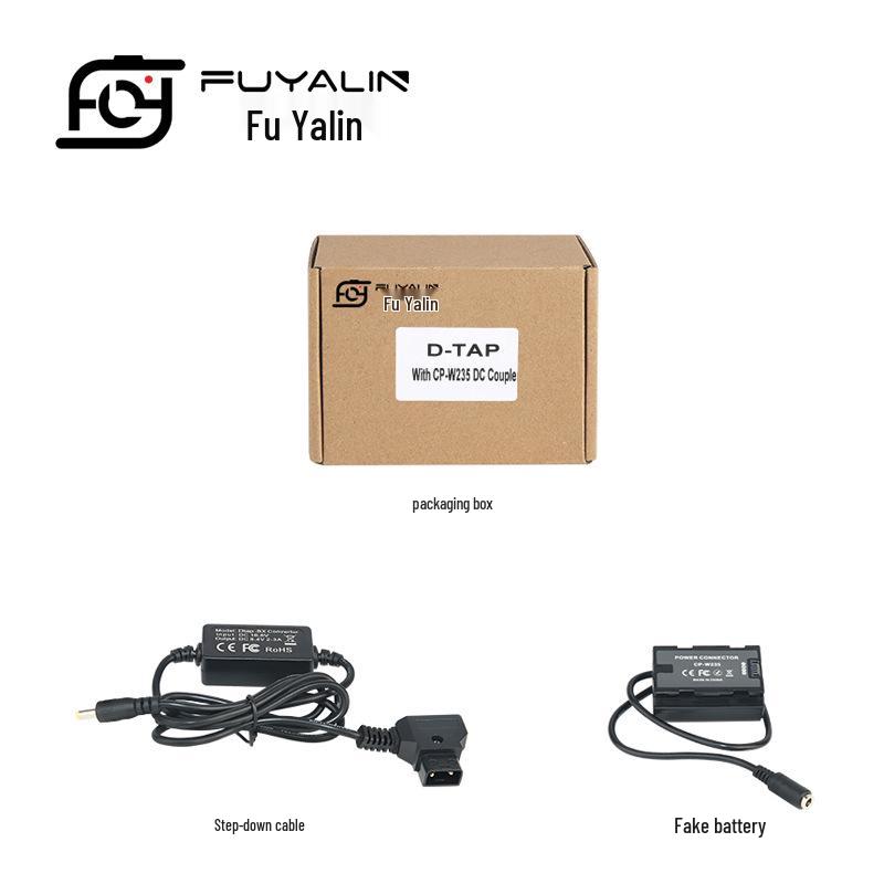 D-TAP Adapter for Fujifilm XT4/X-T4 Camera NP-W235 Battery Box