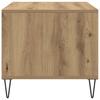Coffee Table Artisan Oak 90x49x45 cm Wood Based Material