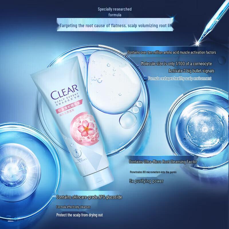 CLEAR Purifying Fluffy Scalp Care Shampoo Set
