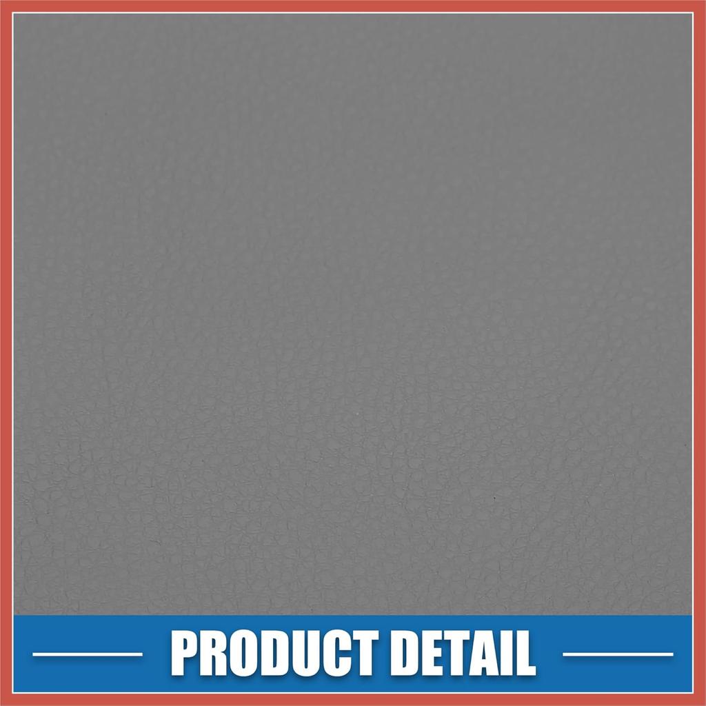 ACROPIX Car Front Door Panel Armrest Cover Interior Door Trims for Hyundai Santa Fe 2006-2012 Gray 1 Pair Car Parts