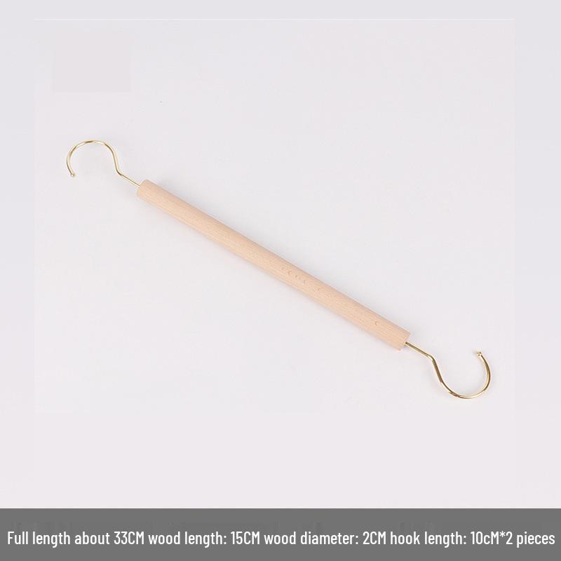 Damen Rutschfester Holzmantelständer Kleiderbügel für Bekleidungsgeschäfte