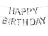 Baner Happy Birthday, 2.2M, Srebrny
