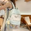 Schoolbag Wholesale Pain Bag Cute Cartoon High Value Texture Backpack Junior High School College Backpack New Large Capacity Schoolbag