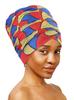 New Women African Print Turban Soft Headwraps Headband Long Hair Head Wrap Scarf Tie Head Scarf Bandanas Hair Accessories